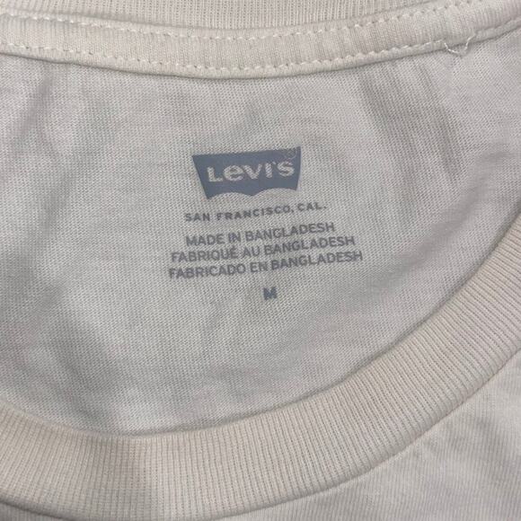 Levi's Logo Design Tee Classic Fit Graphic T-Shirt Size Medium 100% Cotton - Picture 3 of 4